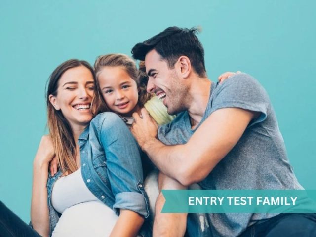 Entry test rodina grafika